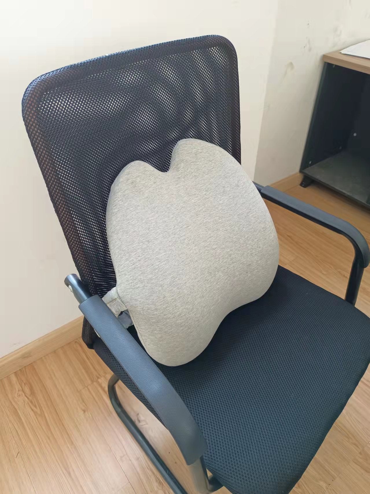 Lab Extra Dense Lumbar Pillow - Patented Ergonomic Multi-Region Firm Back Support for Lower Back Pain Relief - Lumbar Su - Moze