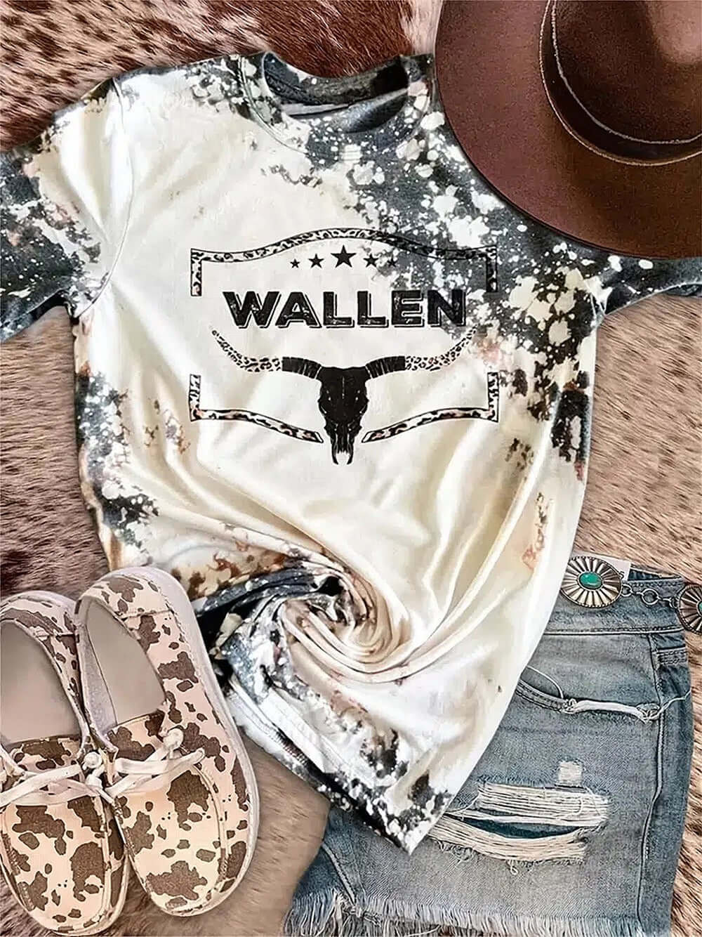 Summer New Temu Top Digital Print Round Neck Short Sleeve T Shirt Womens Wear - Moze
