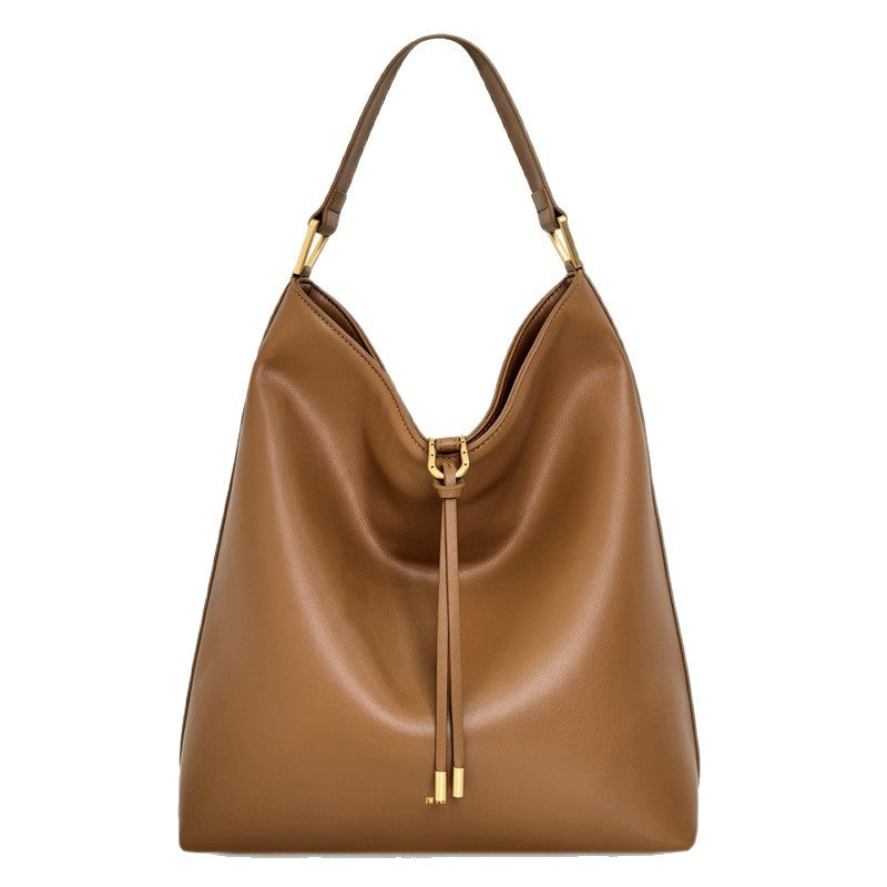 Suede Tote Bag for Women, Large Capacity Commute Crossbody Bucket Bag - Moze