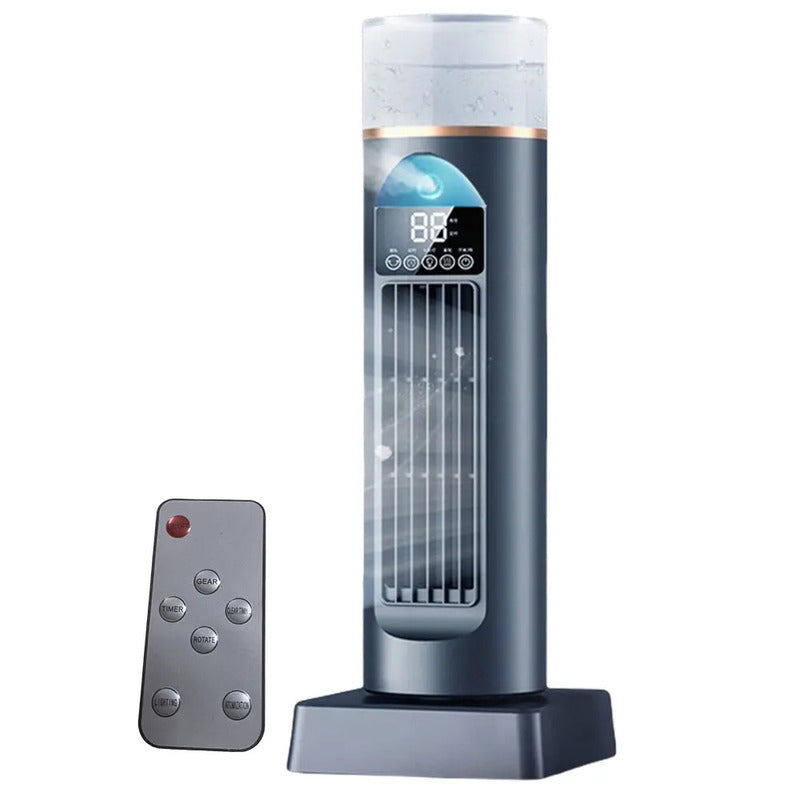 2025 NEW Portable Tower Fan – 6 Wind Speeds, Mist Bladeless, for Bedroom/Living Room/Office - Moze