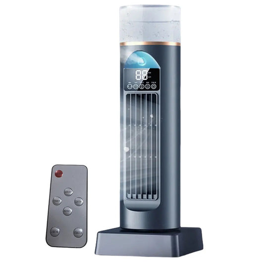 2025 NEW Portable Tower Fan – 6 Wind Speeds, Mist Bladeless, for Bedroom/Living Room/Office - Moze