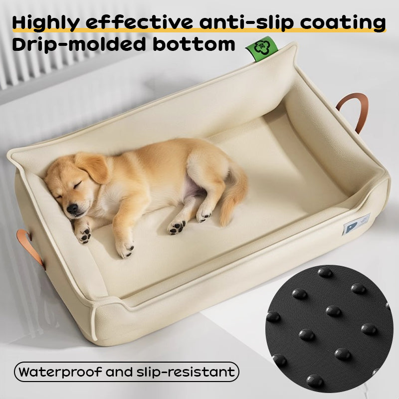 Heavy-Duty All-Weather Dog House: Chew-Resistant, Portable & Washable for Medium/Large Dogs - Moze