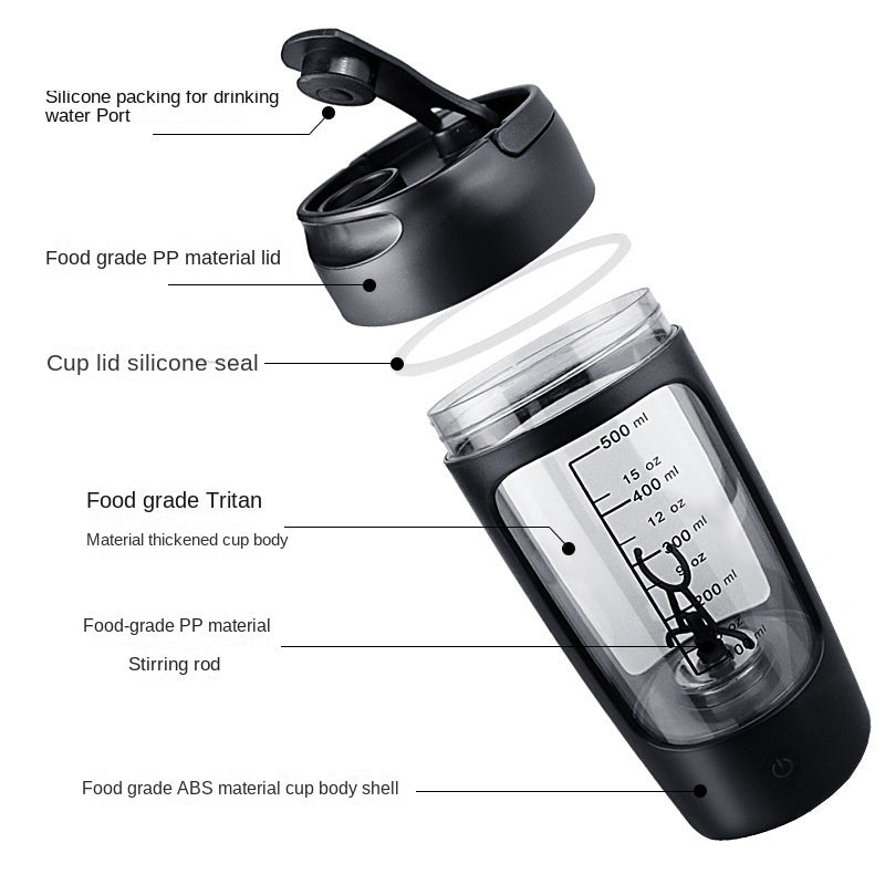 Fully automatic electric shaking cup large capacity mixing cup rechargeable model - Moze
