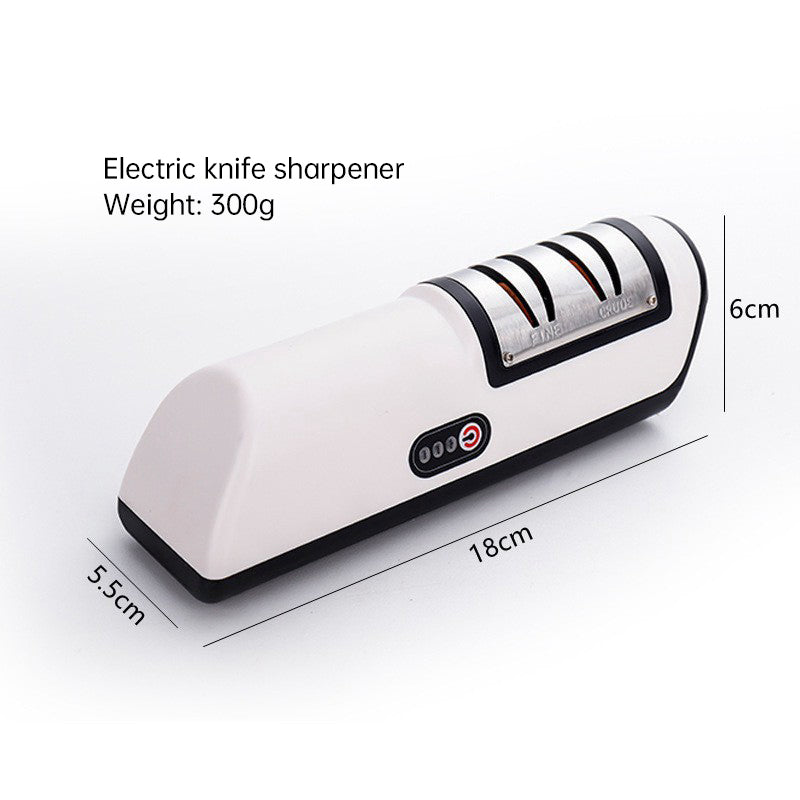 Multifunctional Electric Knife Sharpener. Automatic, professional, small - sized for kitchen use. Quick - sharpening with non - Moze