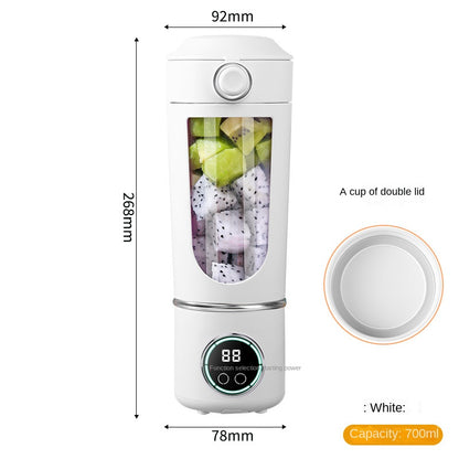 Portable USB Blender Cup – 700 ml Ice-Crushing Bottle - Moze