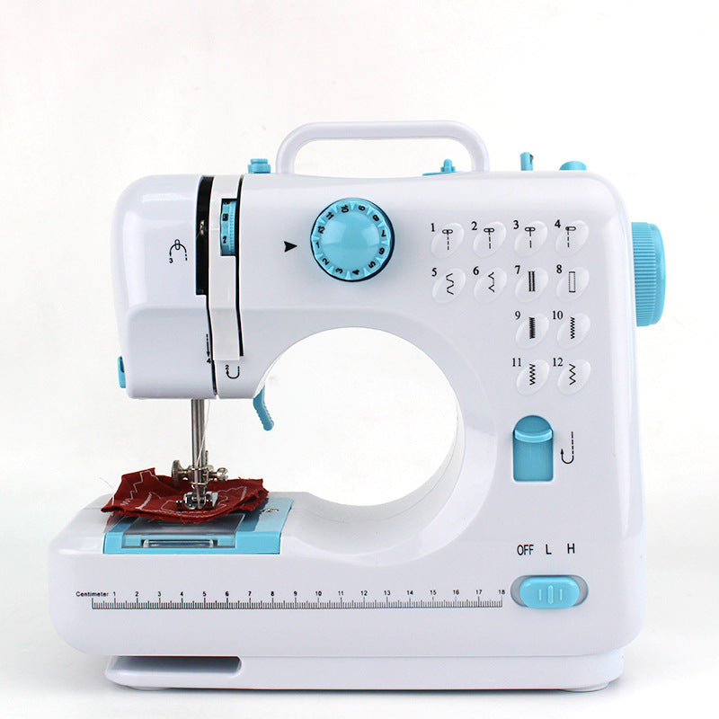 2025 Portable Electric Sewing Machine for Home Use, Adjustable Speed & Backstitch, Ideal for Beginners and Quick Fixes - Moze