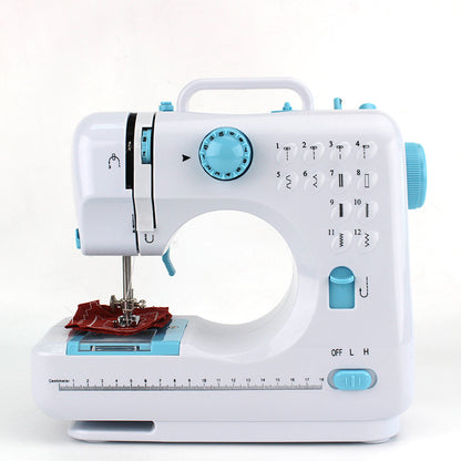 2025 Portable Electric Sewing Machine for Home Use, Adjustable Speed & Backstitch, Ideal for Beginners and Quick Fixes - Moze