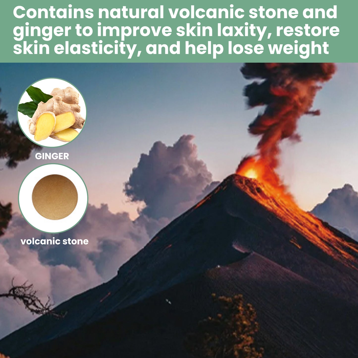 EELHOE Volcanic Stone Body Shaping Ball, Massage The Body To Lift The Muscles To Tighten The Belly Beauty Slimming Ball - Moze