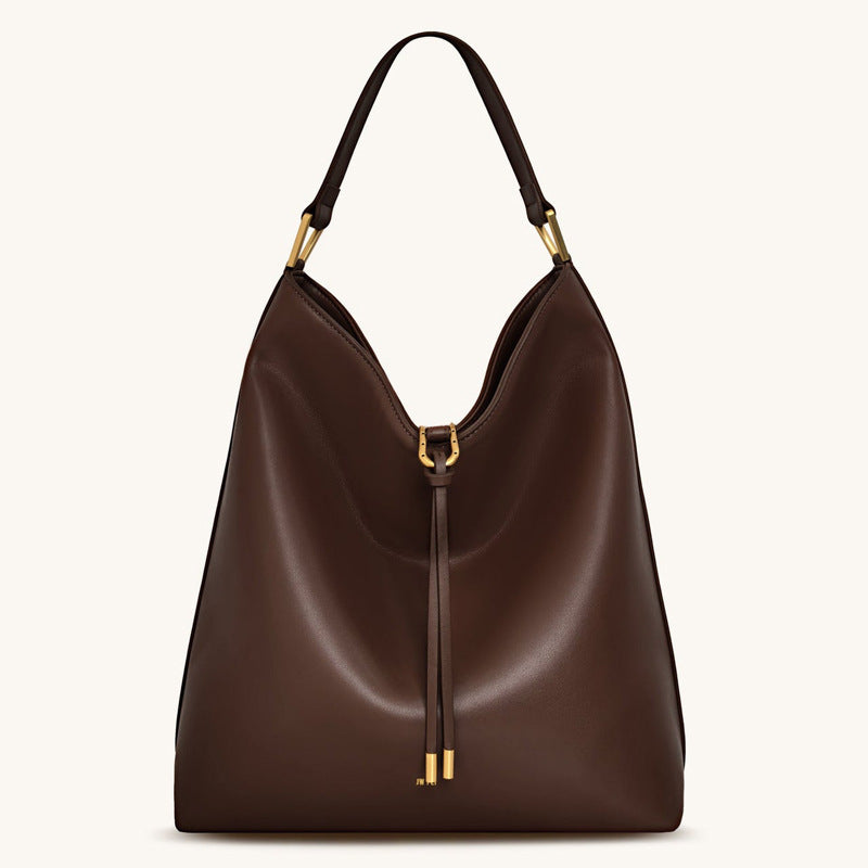 Suede Tote Bag for Women, Large Capacity Commute Crossbody Bucket Bag - Moze