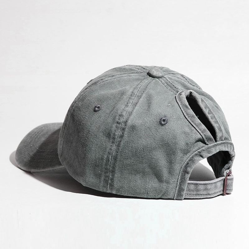 Curved Brim Snapback Hat for Women Outdoor Sports Sun Hat - Moze