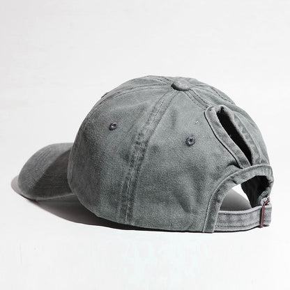 Curved Brim Snapback Hat for Women Outdoor Sports Sun Hat - Moze