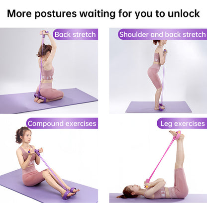 6-in-1 Multifunctional Resistance Band Set for Full Body Workout - Moze