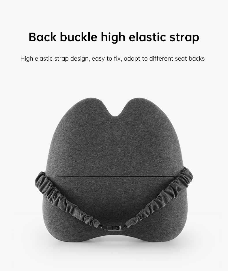 Lab Extra Dense Lumbar Pillow - Patented Ergonomic Multi-Region Firm Back Support for Lower Back Pain Relief - Lumbar Su - Moze