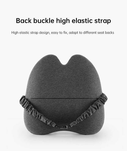 Lab Extra Dense Lumbar Pillow - Patented Ergonomic Multi-Region Firm Back Support for Lower Back Pain Relief - Lumbar Su - Moze