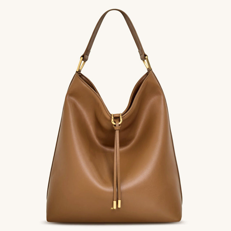 Suede Tote Bag for Women, Large Capacity Commute Crossbody Bucket Bag - Moze
