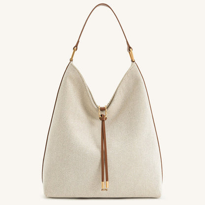 Suede Tote Bag for Women, Large Capacity Commute Crossbody Bucket Bag - Moze