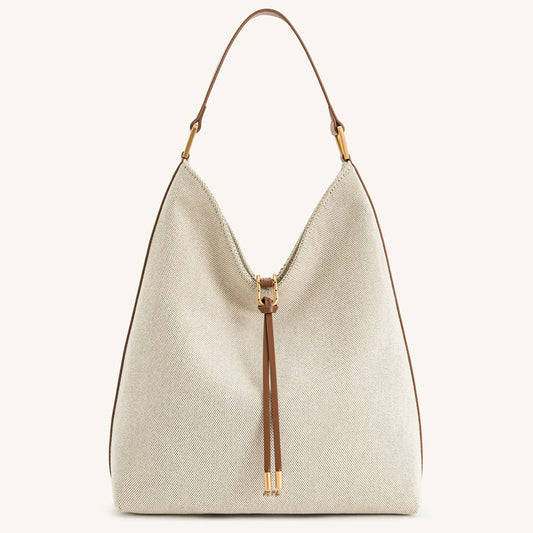 Suede Tote Bag for Women, Large Capacity Commute Crossbody Bucket Bag - Moze